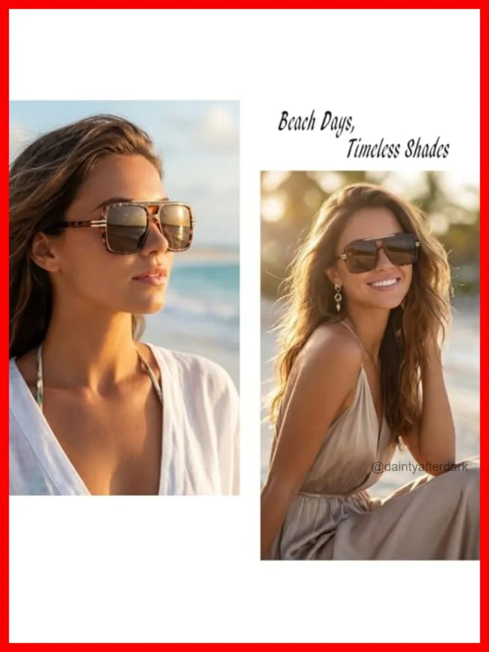 Polarized Oversized Aviator Sunglasses UV400 Protection